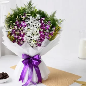 Elegant Orchid Bouquet Large