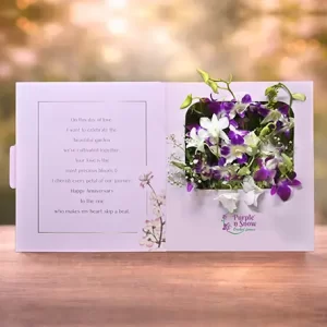 Orchid Love Anniversary Box