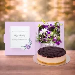 Blueberry Baked Cheese Cake
